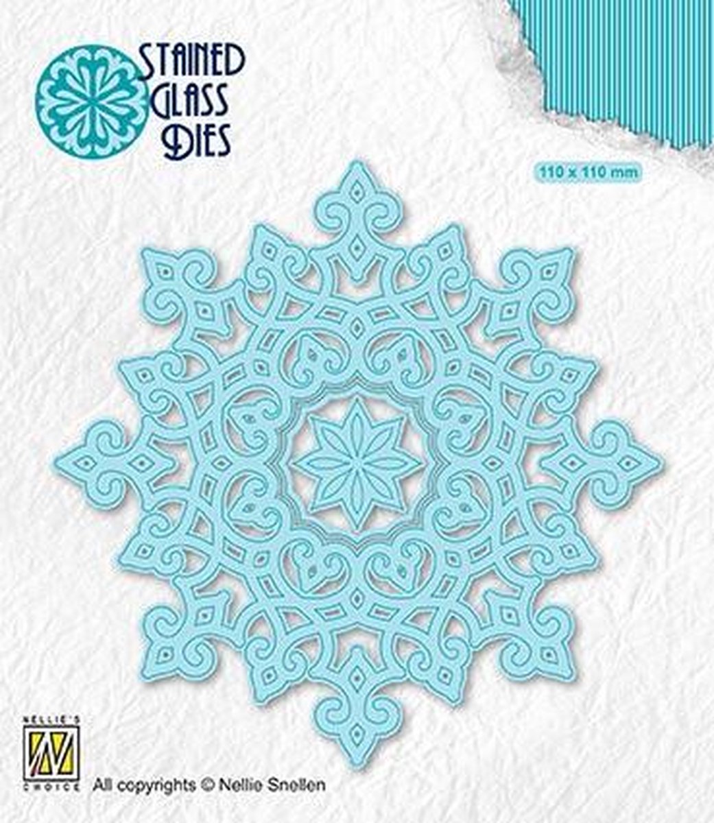 SGD009 Stained Glass Dies French lily